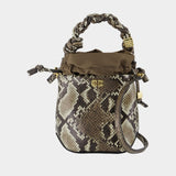 Sac À Main Bou Bucket Mini - Ganni - Cuir - Imprimé