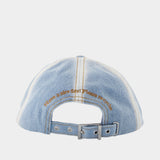 Casquette - Ganni - Coton - Bleu