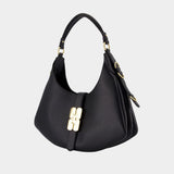 Sac Porté Épaule Kat Small Gold - Ganni - Cuir - Noir