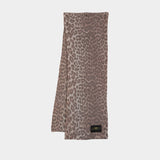 Écharpe Graphic - Ganni - Laine - Marron