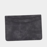Porte-Carte Vintage - Ganni - Cuir - Gris