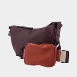 Sac À Bandoulière Valera Mini W3 - RAINS - Synthétique - Bordeaux