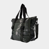 Cabas Puffer Mix Tote Bag Mini W3 - RAINS - Synthétique - Vert