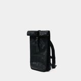 Sac À Dos Rolltop W3 - RAINS - Synthétique - Noir