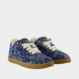 Sneakers Tapestry - Ganni - Coton - Bleu