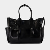 Sac De Voyage Posy - Ganni - Cuir - Noir