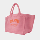 Cabas Xxl Beach Resort - Ganni - Polyester - Rose