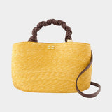 Sac À Main Bou Small - Ganni - Synthétique - Jaune