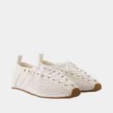 Ballerines Sporty - Ganni - Synthétique - Ivoire