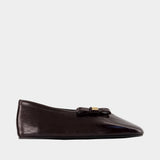 Ballerines Jenny - Ganni - Synthétique - Marron