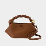 Sac À Main Bou Mini Butter - Ganni - Synthétique - Marron