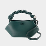 Sac À Main Bou Mini - Ganni - Synthétique - Vert Foncé