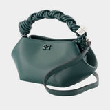 Sac À Main Bou Mini - Ganni - Synthétique - Vert Foncé