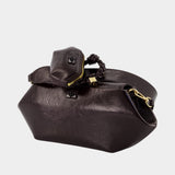 Sac Porté Épaule Bou East/west - Ganni - Synthétique - Marron
