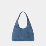 Sac Porté Épaule Pike Medium - Alexander Wang - Coton - Bleu