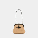 Pochette Vivienne - Vivienne Westwood - Coton - Beige