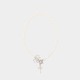Collier Rigoberta Pearl - Vivienne Westwood - Métal - Argenté