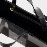 Cabas Patchwork - Chylak - Cuir - Noir