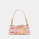 Sac Porté Épaule Anthem Mini - Balmain - Cuir - Rose