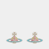 Boucles D'oreilles Kika - Vivienne Westwood - Métal - Bleu