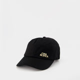 Casquette Stacked Logo Rivet - Casablanca - Coton - Noir