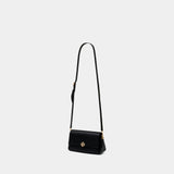 Sac Porté Épaule Charlie Small - Tory Burch - Cuir - Noir