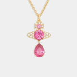 Collier Ismene Drop - Vivienne Westwood - Métal - Rose