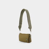 Sac À Bandoulière Marcel Lunch Box - AMI Paris - Nylon - Marron