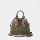 Sac À Main Top Handle Small - Marni - Cuir - Kaki