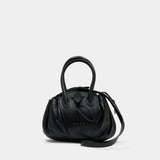 Sac À Main Tulipea Small - Marni - Cuir - Noir