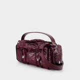 Sac À Main Multipocket Small - Acne Studios - Cuir - Bordeaux
