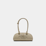 Sac Porté Épaule 1DR Dome - DIESEL - Cuir - Beige