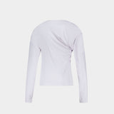 T-Shirt Ls Hebo - Vivienne Westwood - Coton - Blanc
