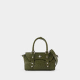Sac À Bandoulière Bettina Mini - Vivienne Westwood - Cuir - Kaki