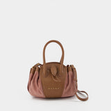 Sac Porté Épaule Tulipea Small - Marni - Cuir - Marron