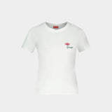 T-Shirt Gots Tulip - Kenzo - Coton - Blanc