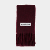 Écharpe - Acne Studios - Laine - Bordeaux