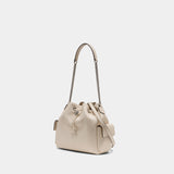 Sac Porté Épaule Charlie - Tory Burch - Cuir - Beige