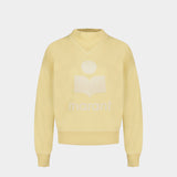 Sweatshirt Moby - Isabel Marant - Coton - Jaune