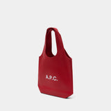 Cabas Ninon Small - A.P.C. - Coton - Rouge