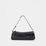 Sac Porté Épaule Cindy Cylinder - Vivienne Westwood - Cuir - Noir