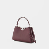 Sac À Main Eleanor Soft Mini Satchel - Tory Burch - Cuir - Bordeaux