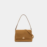 Sac Porté Épaule Charlie - Tory Burch - Cuir - Marron