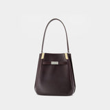 Sac À Main Lee Radziwill Bucket - Tory Burch - Cuir - Marron
