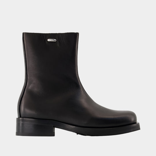 Bottines Camion - OUR LEGACY - Cuir - Noir