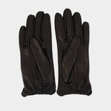 Gants Bow - OUR LEGACY - Cuir - Noir