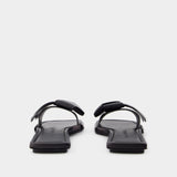 Sandales Musubi - Acne Studios - Cuir - Noir
