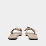 Sandales Musubi - Acne Studios - Cuir - Beige