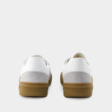 Sneakers Bars M - Acne Studios - Cuir - Blanc/Marron