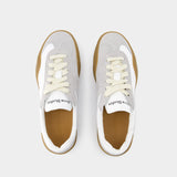 Sneakers Bars M - Acne Studios - Cuir - Blanc/Marron
